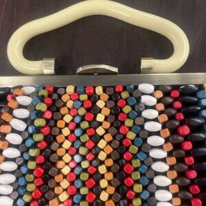 Patricia Nash Multicolor Beaded Handbag